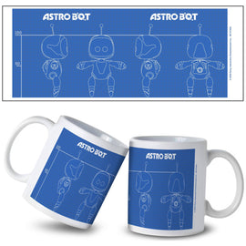 Tasse en céramique Astro Bot plan de construction 11 oz