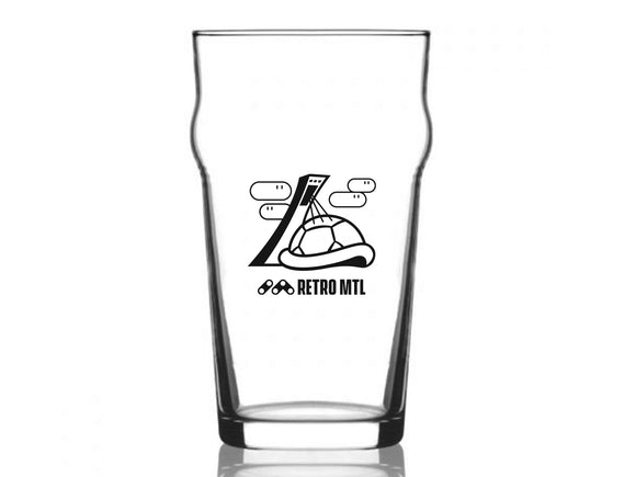 Verre à bière type pinte [Stade Carapace] 16 oz