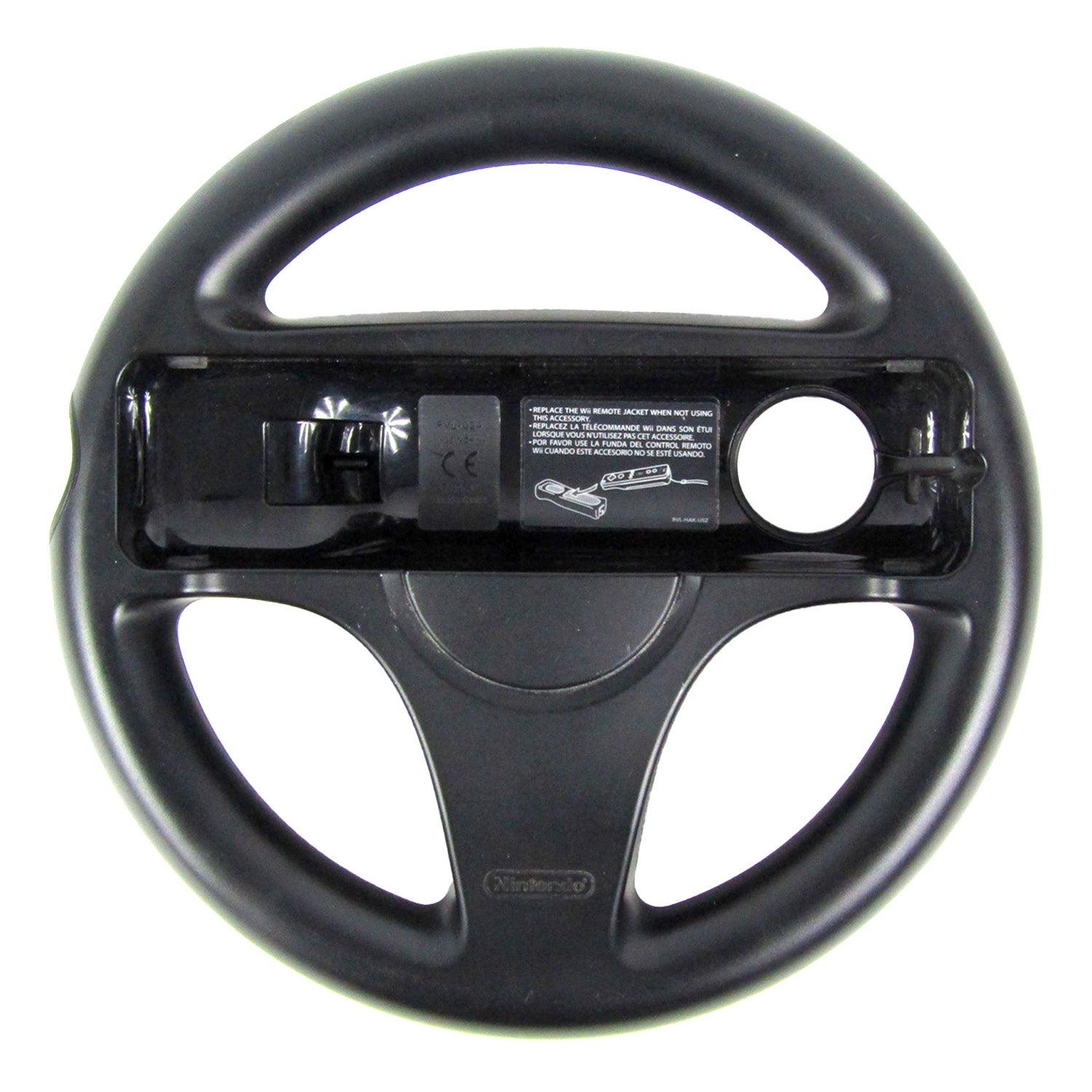 Black Wii Wheel (Nintendo Wii)