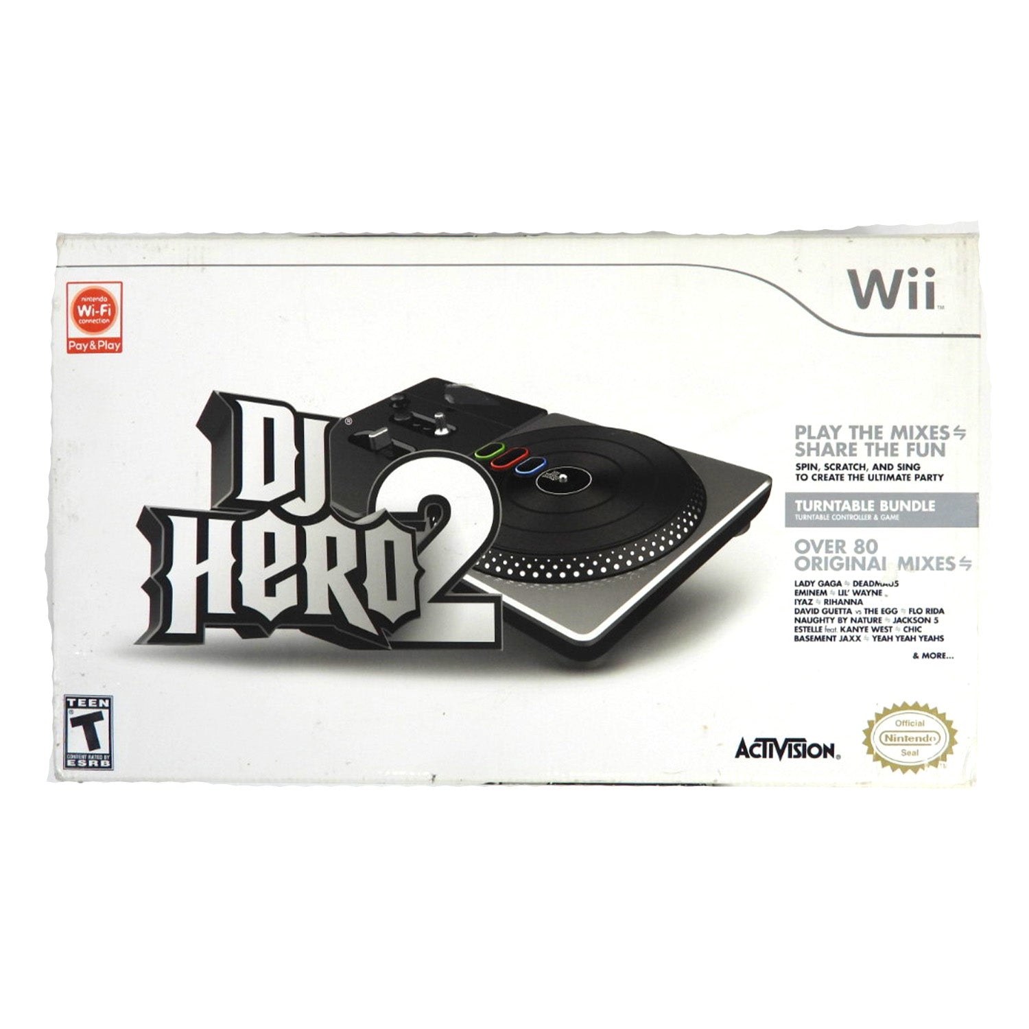 DJ Hero 2 + platine + DJ Hero 1 sur xbox 360 et wii à 30€ - Hamster DJ Hero 2 + platine + DJ Hero 1 sur xbox 360 et wii à 30€ - Hamster