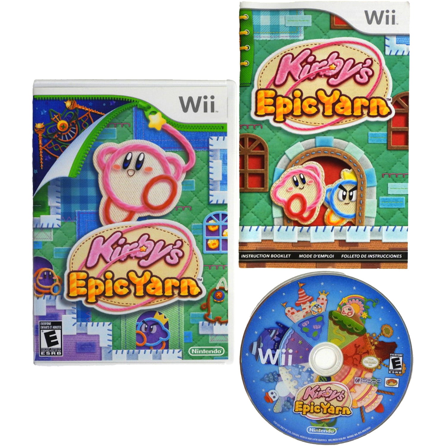 Kirby's Epic Yarn (Nintendo Wii)