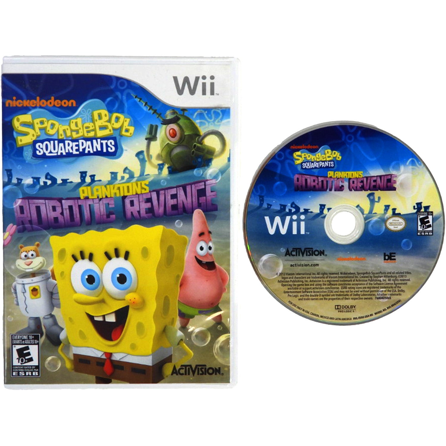 SpongeBob SquarePants: Plankton's Robotic Revenge (Nintendo Wii)