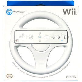 White Wii Wheel (Nintendo Wii)