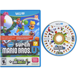 New Super Mario Bros. U + New Super Luigi U [Refurbished] (Nintendo Wii U)