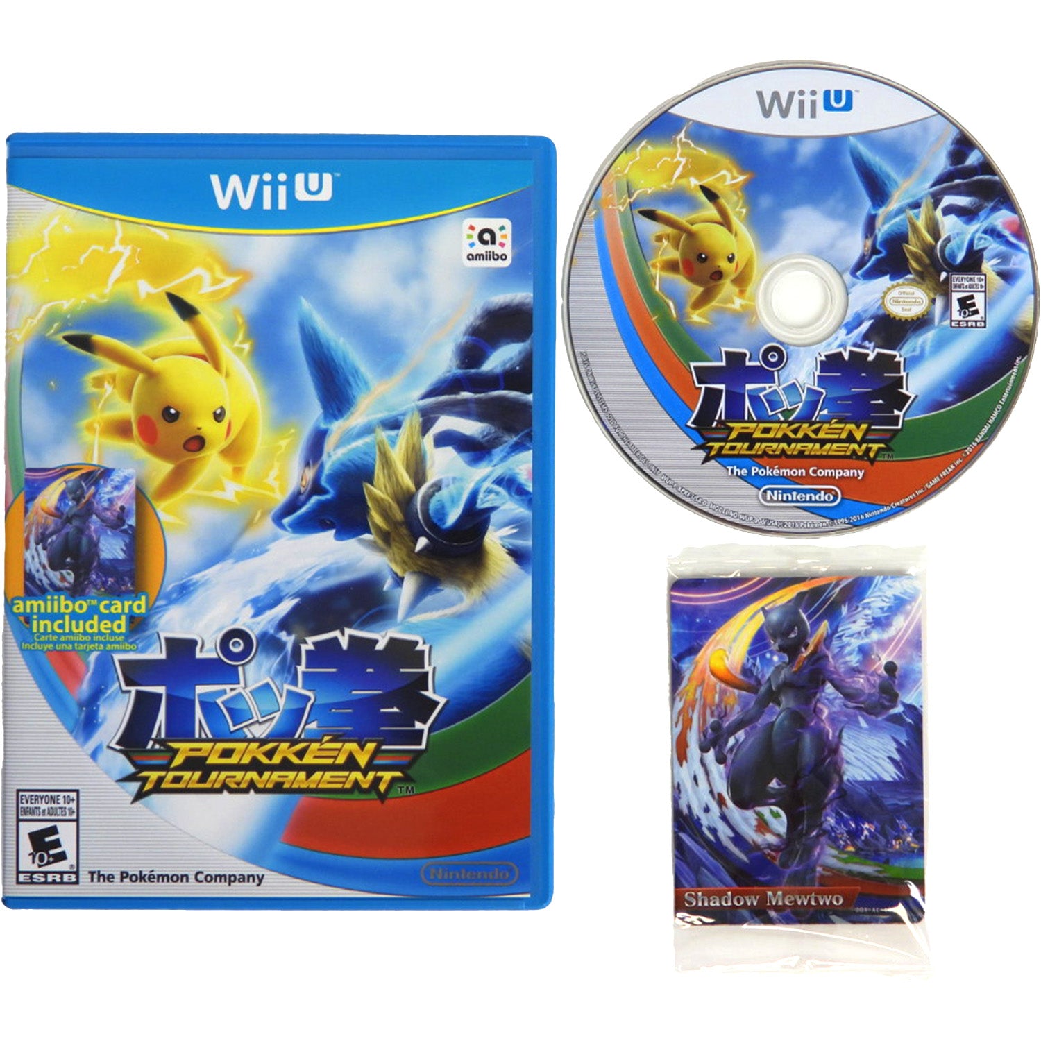 Pokken Tournament [Shadow Mewtwo amiibo Card] (Nintendo Wii U