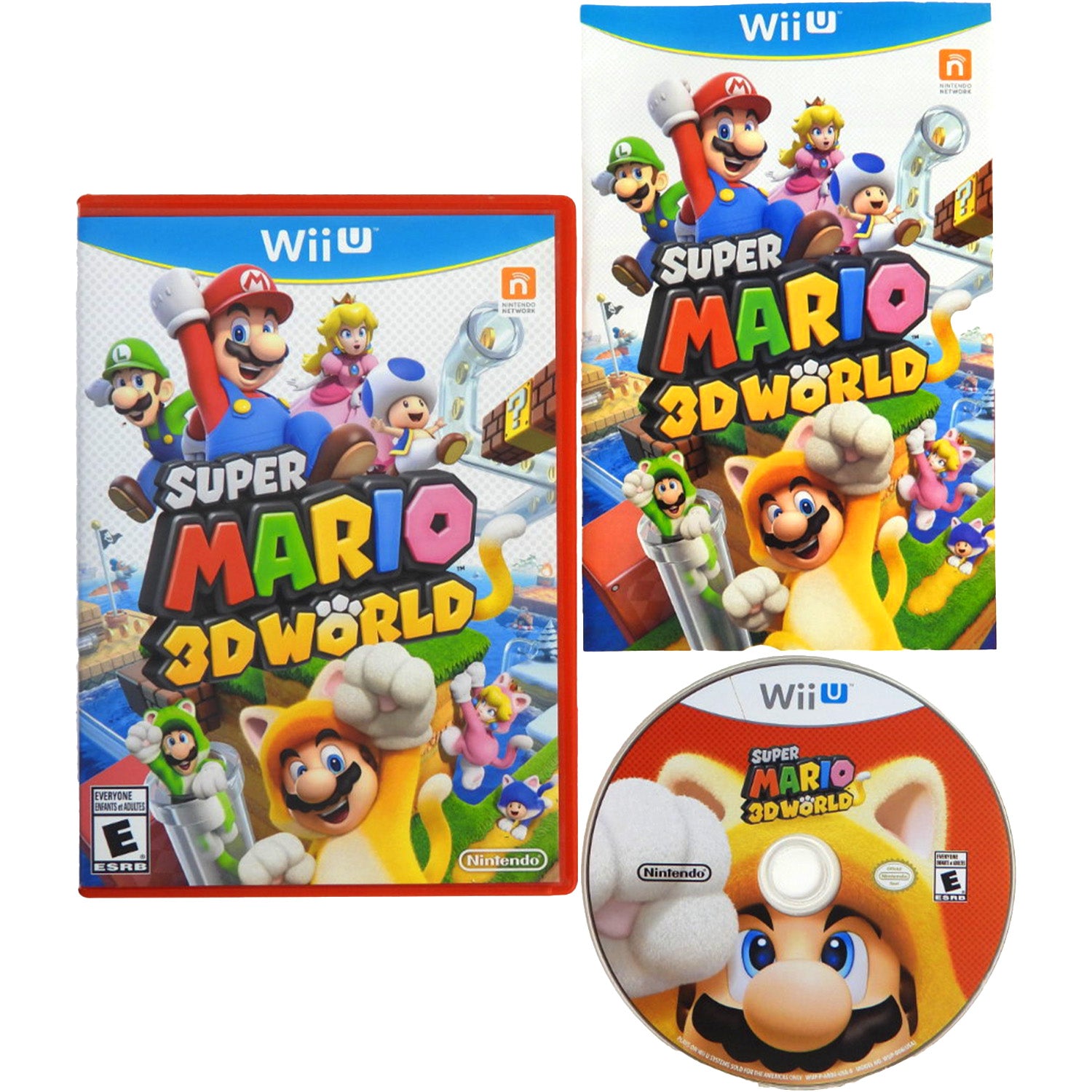 Super Mario 3D World [Red Box] (Nintendo Wii U)
