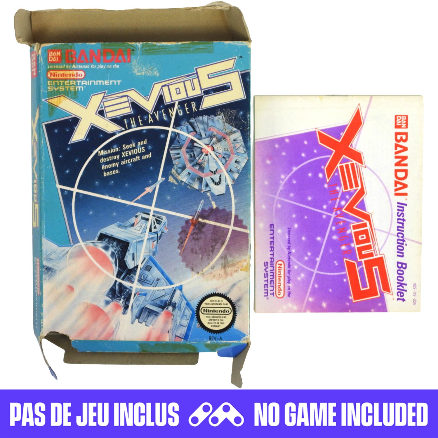 Xevious [Box] (Nintendo / NES)