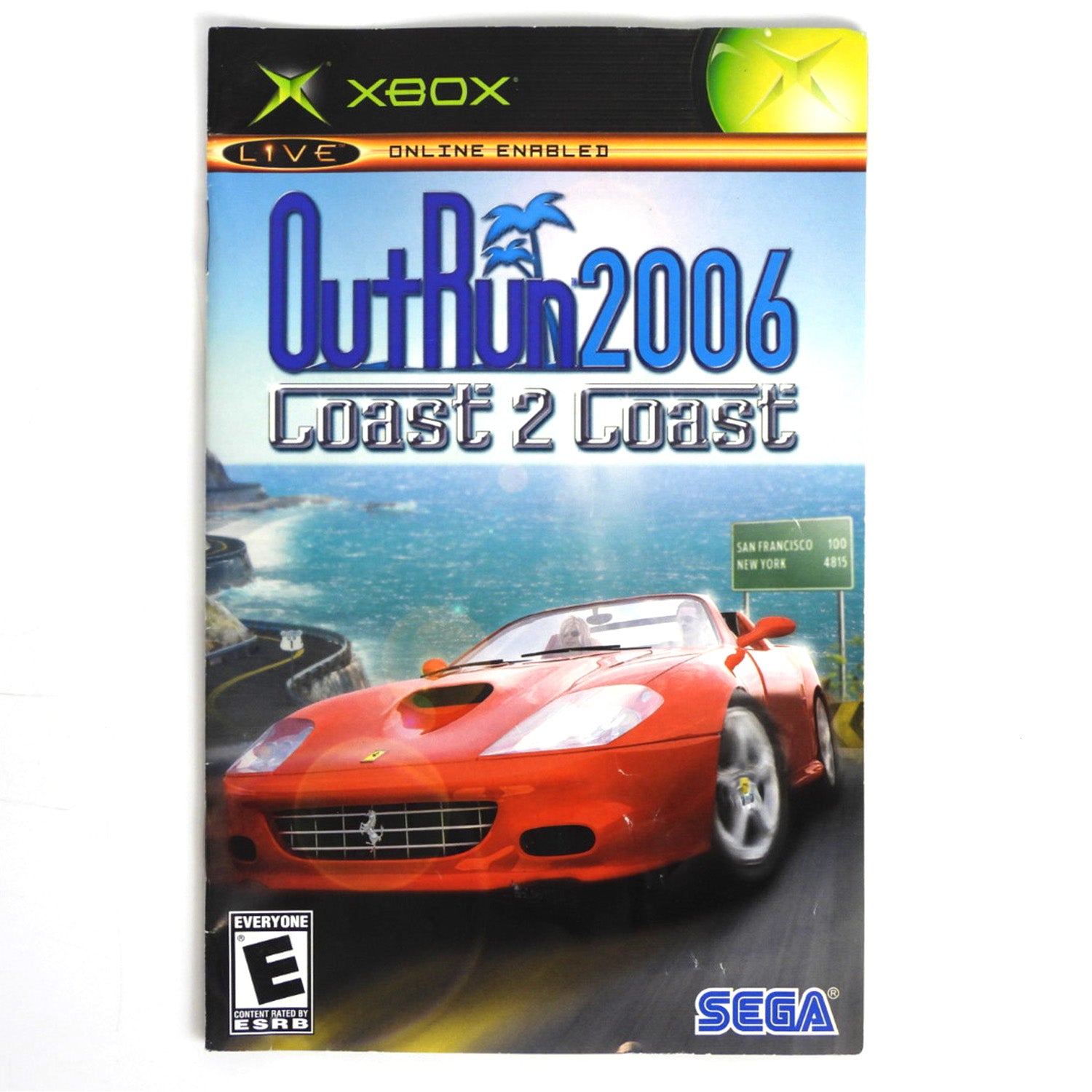 OutRun 2006 Coast 2 Coast (Xbox) – Retro MTL