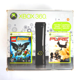 Xbox 360 System Elite 120 GB Black [Lego Batman & Pure]