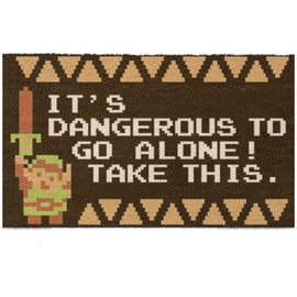 Tapis d'entrée Legend of Zelda It's Dangerous Alone