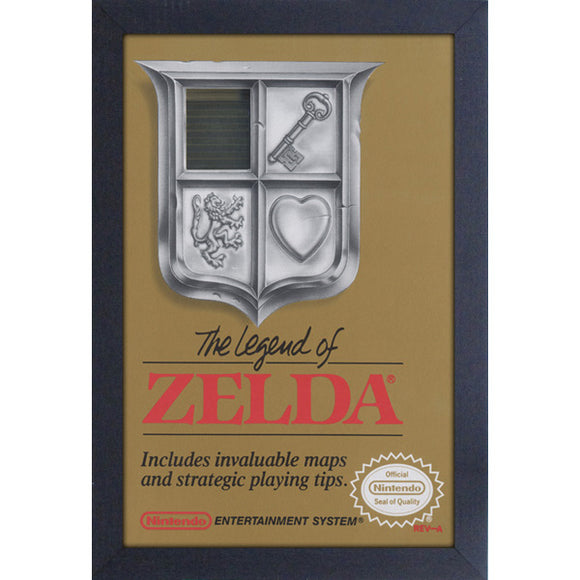 The Legend of Zelda NES Game Cover Frame