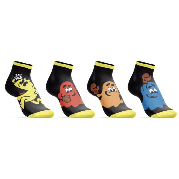Youth 4-Pack Pac-Man Ankle Socks