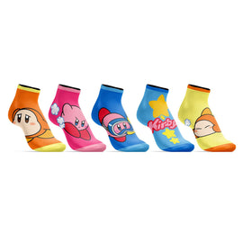Womens 5-Pack Kirby Characters Ankle Socks