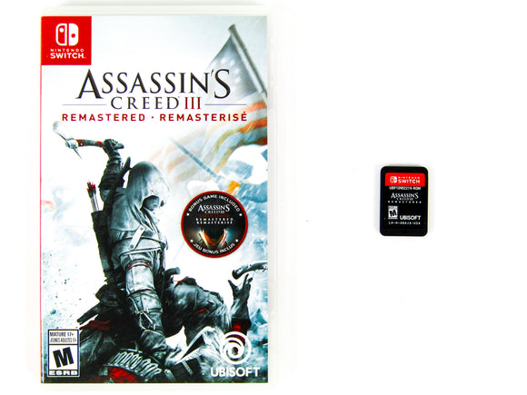 Assassin's Creed III 3 [Remastered] (Nintendo Switch)