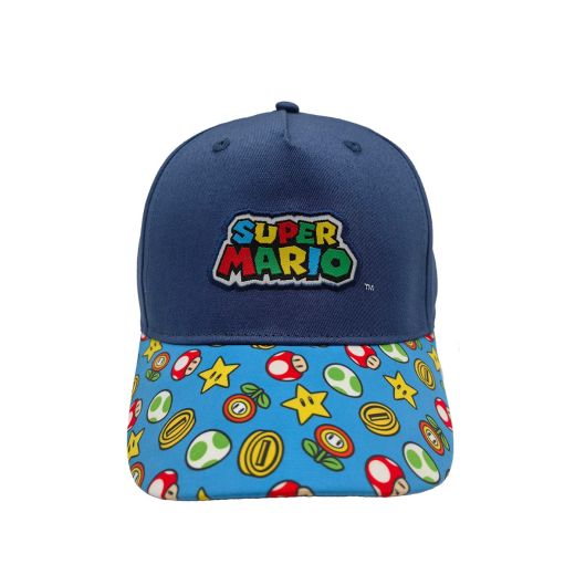 Casquette snapback Super Mario face pour enfant