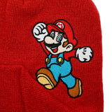 Tuque Mario Coucou en acrylique rouge chamoiré