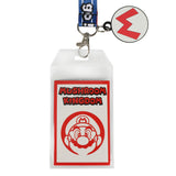 Super Mario Lanyard with Rubber Charm