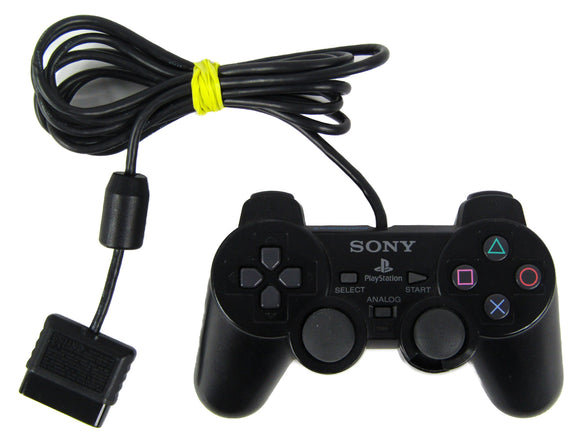 Black DualShock 2 Controller (Playstation 2 / PS2)