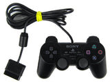 Black DualShock 2 Controller (Playstation 2 / PS2)
