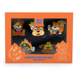 Ensemble De 5 Épinglettes Conker's Bad Fur Day [Youtooz]