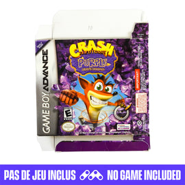 Crash Bandicoot Purple [Box] (Nintendo Game Boy Advance / GBA)