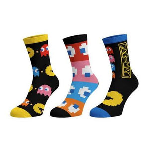 3-Pack Pac-Man Crew Socks