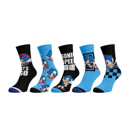 5-Pack SEGA Sonic Socks