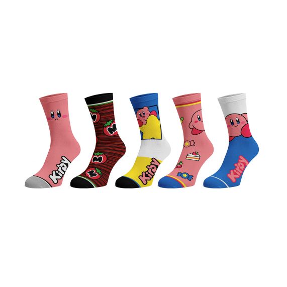 Kirby Faces 5 Pack Socks