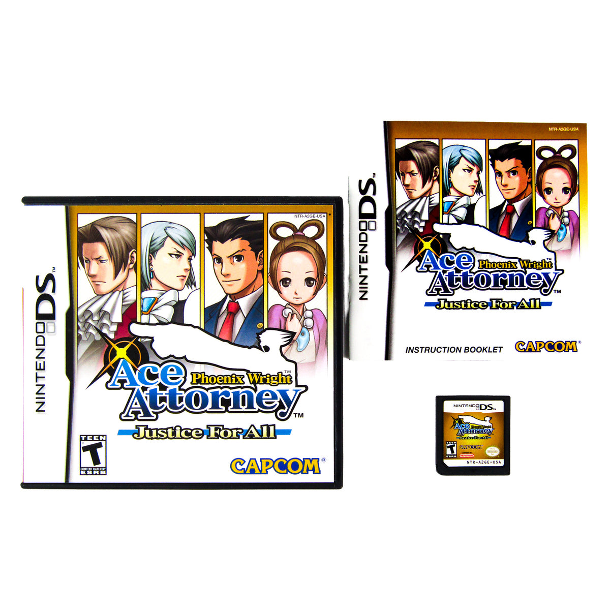Phoenix Wright: Ace Attorney Justice For All (Nintendo DS)