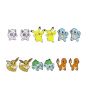 Ensemble de 6 boucles d'oreilles Pokemon 1ère génération