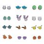 Pokémon Character Faces 12 Pack Earring Set