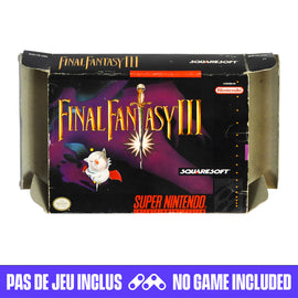 Final Fantasy III [Box] (Super Nintendo / SNES)