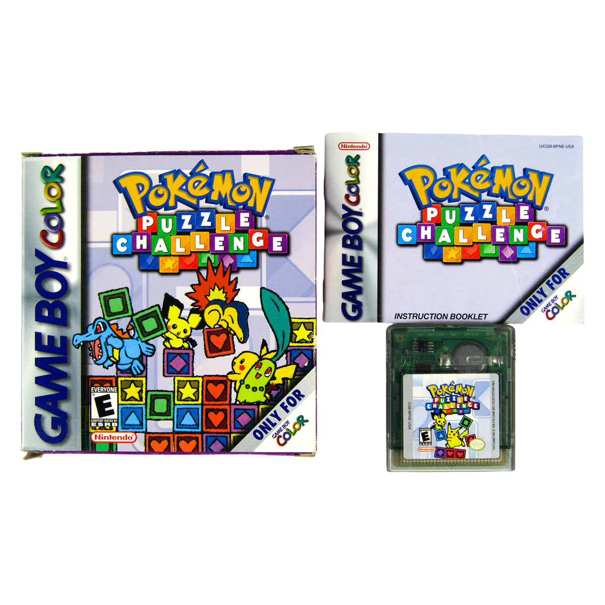 Pokemon Puzzle Challenge (Nintendo Game Boy Color / GBC)