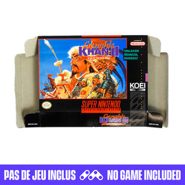 Genghis Khan II 2 Clan of the Gray Wolf [Box] (Super Nintendo / SNES)