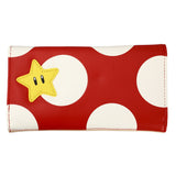 Super Mario Red Mushroom Trifold Wallet