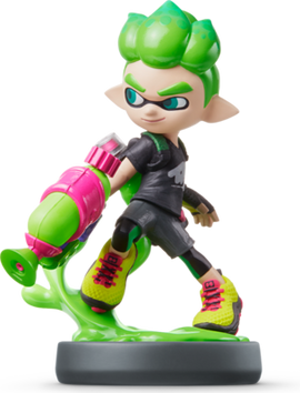 Inkling Boy - Neon Green - Splatoon Series (Amiibo)