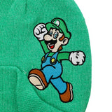 Tuque Luigi Coucou en acrylique vert chamoiré