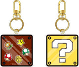 Porte-clés bloc mystère Super Mario Bros en acrylique