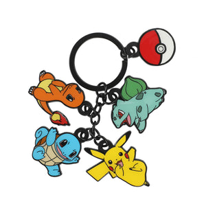 Pokémon First Generation 5 Charms Keychain