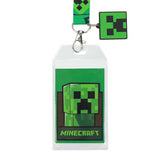 Minecraft Creeper Lanyard with Rubber Charm