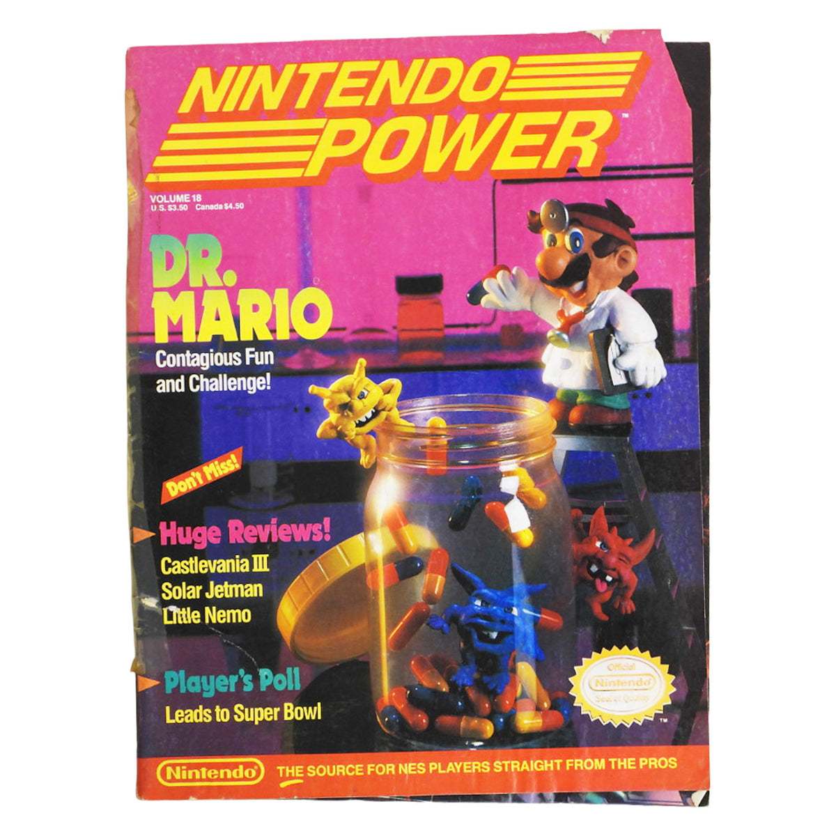 Dr. Mario [Volume 18] [Nintendo Power] (Magazines)