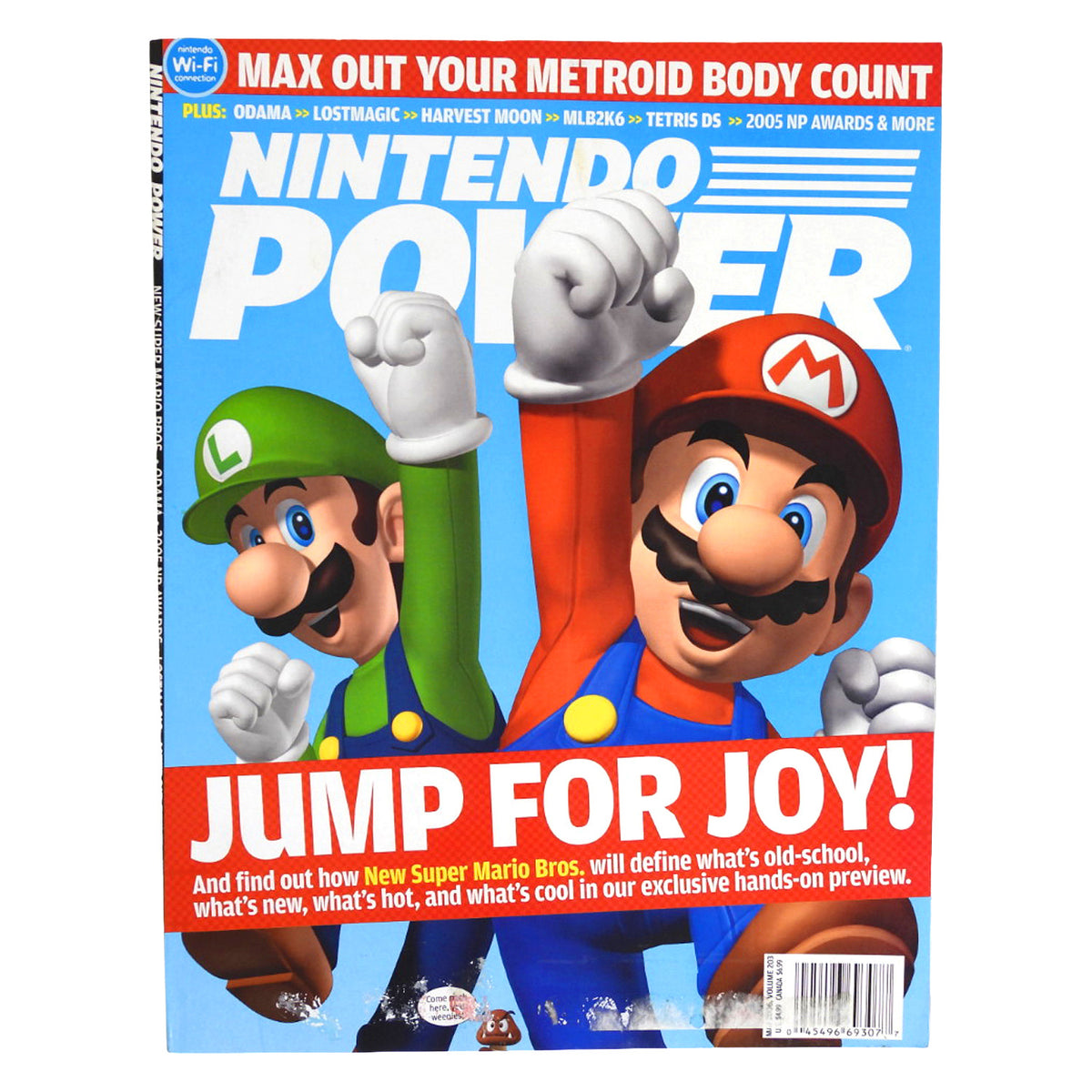 New Super Mario Bros [Volume 203] [Nintendo Power] (Magazines)