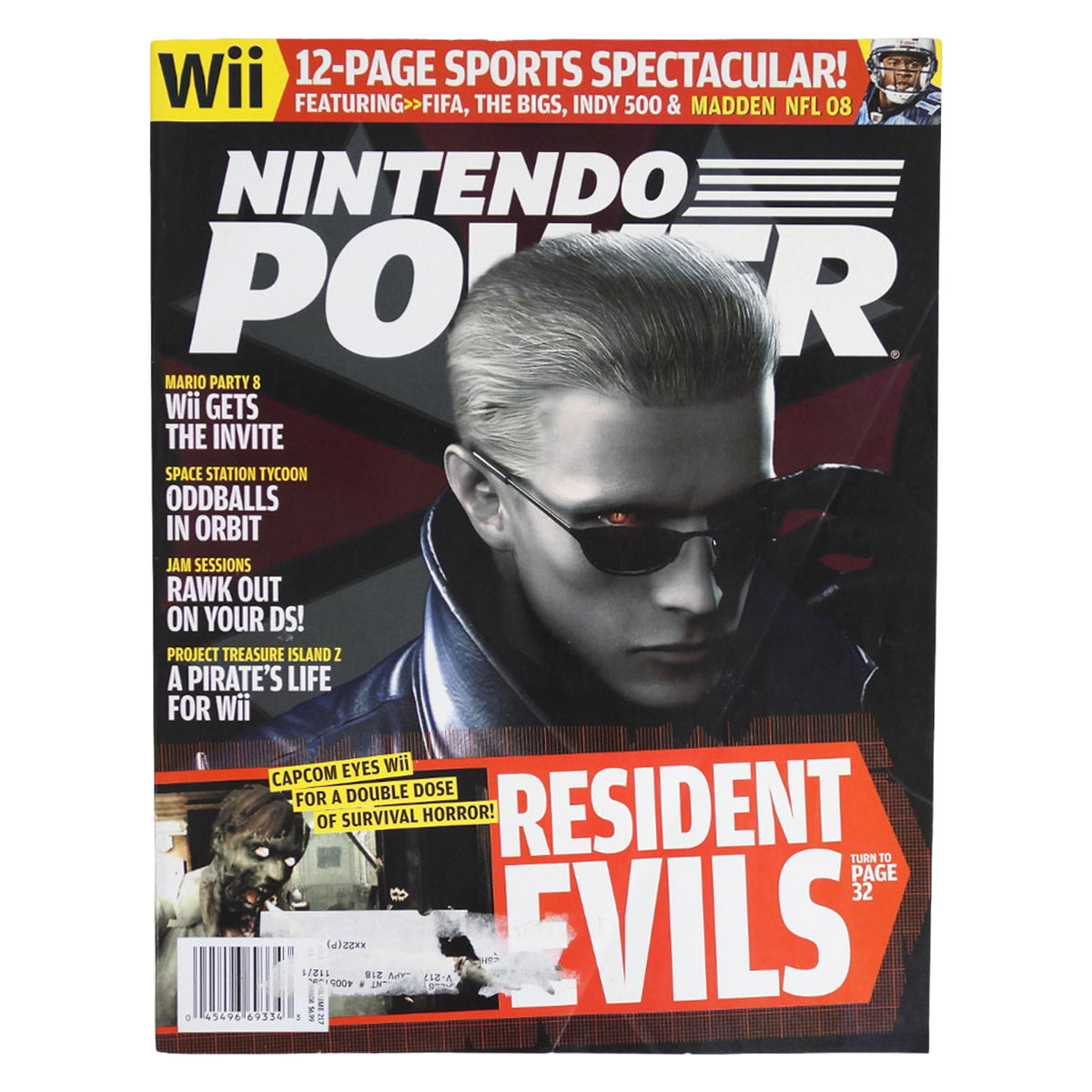 Resident Evils: Umbrella Chronicles [Volume 217] [Nintendo Power] (Magazines)