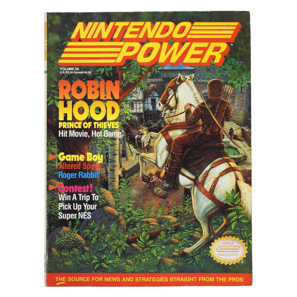 Robin Hood: Prince of Thieves [Volume 26] [Nintendo Power] (Magazines)