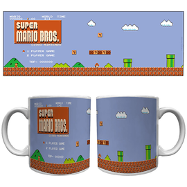 Tasse en créramique Super Mario Bros Écran Titre Rétro 20 oz