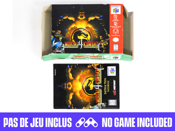 Mortal Kombat 4 [Box] (Nintendo 64 / N64) – RetroMTL