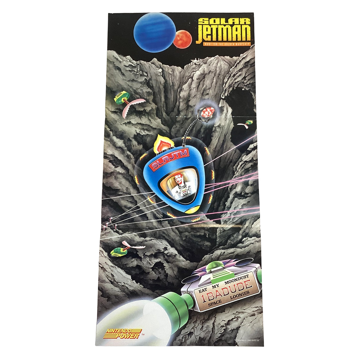Solar Jetman [Nintendo Power] [Poster] (Nintendo / NES)