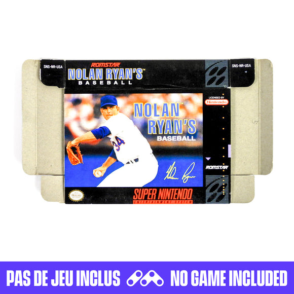 Nolan Ryan's Baseball [Box] (Super Nintendo / SNES)