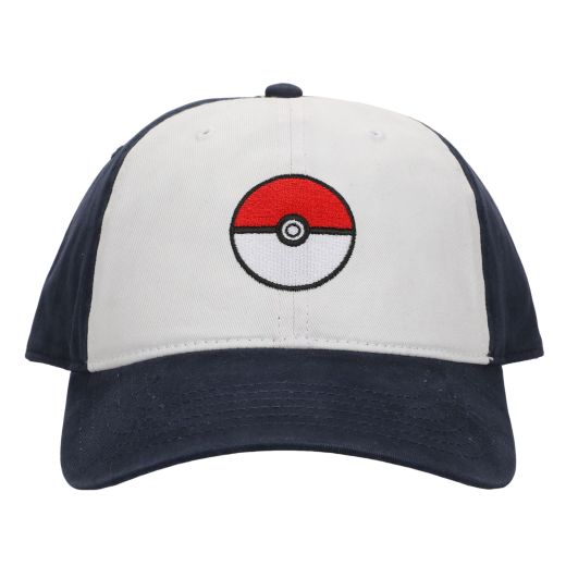 Casquette type baseball Pokemon logo Pokeball brodé