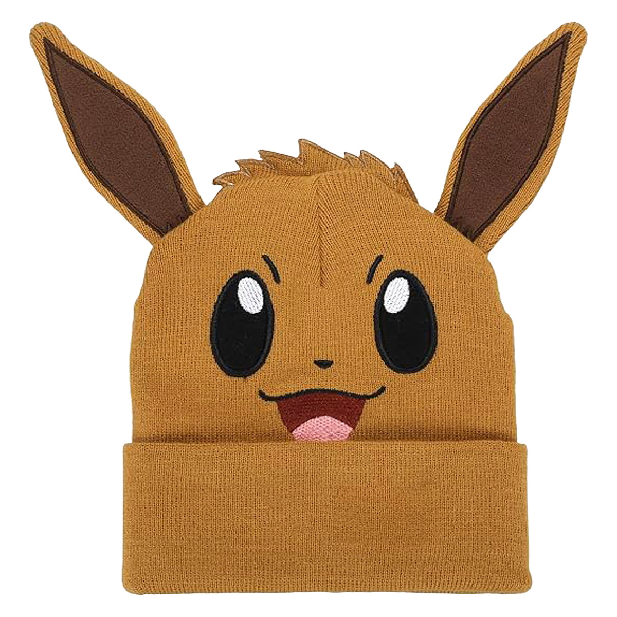 Tuque Pokemon Eevee souriant